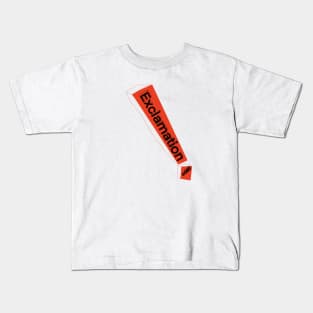 Graphic Exclamation Mark Kids T-Shirt